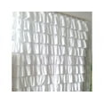 thumbnail image 4 of Rideau de Douche à Volants en Tissu Polyester, 1 Pce, Blanc, 4 of 4