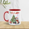 thumbnail image 3 of Merry Christmas and Happy New Year Santa American Shorthair Holiday Xmas Winter 2025 11oz Accent Two-tone Mug Cat Lover Kitten Owner Gifts Coffee Tea Cup - 00024, 3 of 5