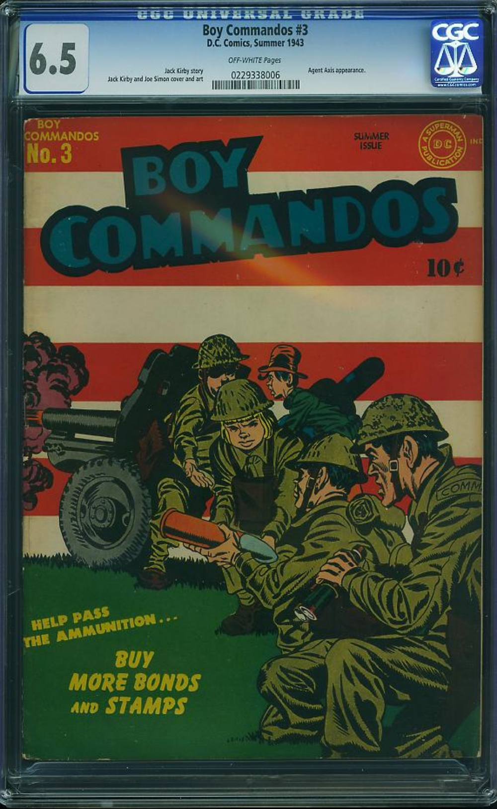 Cover of Boy Commandos #3