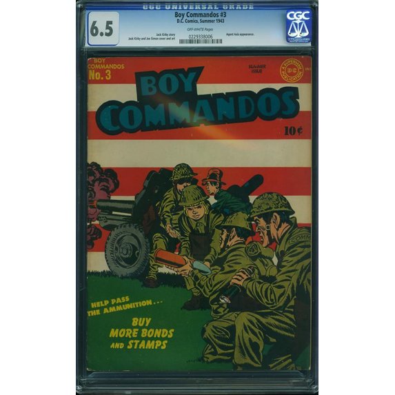 Boy Commandos #3 - CGC 6.5 Comic Book