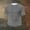 Gray, variant on Blczomt Short Sleeve Shirt Men Crew Neck Casual Green T Shirts Waffle Polka Dot Mens Summer Clothes