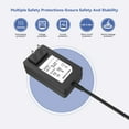 thumbnail image 2 of XMHEIRD 16.8V AC/DC Adapter Compatible with Blackleaf Relax S/Pro/Pro S RelaxS RelaxPro RelaxProS Deep Muscle Fascia Thermal Percussive Therapy Gun Li-ion Battery Charger XH1680-1000W Power Supply, 2 of 5