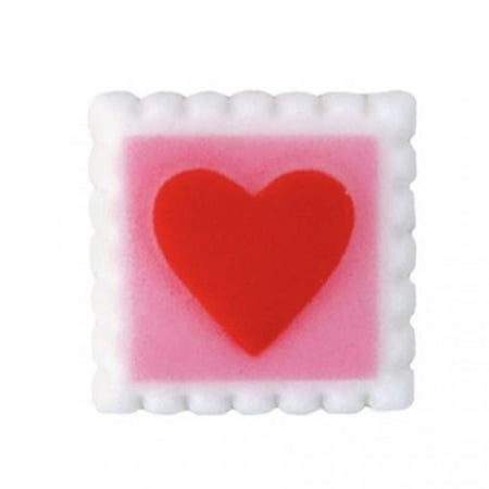 Sealed With A Kiss Valentines Day Sugar Decorations Toppers Cupcake Cake Cookies Heart Favors Party 12