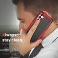 thumbnail image 4 of Dteck for Samsung Galaxy S25 Case with Glass Screen Protector, Militay Grade Drop Protective Rugged Heavy Duty Cover Shockproof Case for Galaxy S25 Phone Case for Women Men boy Girl, Red, 4 of 7