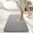 thumbnail image 5 of Soft Plush Area Rug for Living Room & Bedroom | Dark Gray Polyester Carpet | 60x40x1cm | Non-Slip Floor Mat for Home Decor & Comfort, 5 of 6