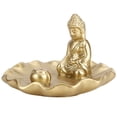 thumbnail image 3 of Estatuas de Buda para el hogar, Estatua de Buda con reliquia en la Mano Buda tailandés Sakyamuni Buda Sentado Soporte de Incienso, 3 of 14