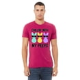 thumbnail image 2 of Chilling With My Peeps Fun Easter Egg Hunting Christian Holiday Men's T-shirt, 3XL, Cyber Pink, 2 of 5