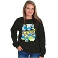 thumbnail image 3 of The Smurfs Gnap Attack Comic Book Sweatshirt for Men or Women Brisco Brands S, 3 of 6