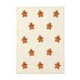 thumbnail image 6 of Christmas Cute Gingerbread Throw Blanket, 27.4"x36.4" Soft Skin-friendly Quality Fabric Warm Washable Flannel Blanket for Sofa Couch Bed Xmas Home Decor White Elephant Gift Exchange, 6 of 6