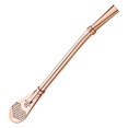 thumbnail image 2 of Tea Spoon Loose Leaf Tea Stainless Steel 304 Straw Colander Tea Leaking Juice Spoon Milk Tea Coffee Stirring Spoon Straws Reusable Stainless Steel Stainless Steel Coffee Filter, 2 of 9