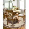 thumbnail image 7 of Unique Loom Utopia Collection Area Rug - Helios (8' Round Cream/Blue), 7 of 7