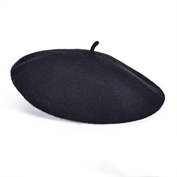 Womens Winter Beret Hat Knitted Beanie Cap Autumn Winter Hat French Classic Beret