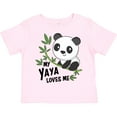 thumbnail image 3 of Inktastic My Yaya Loves Me- cute panda Boys or Girls Toddler T-Shirt, 3 of 5