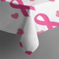 thumbnail image 4 of Pink Breast Cancer Rectangle Tablecloth 60"x120",Waterproof Polyester Rectangle Table Cloth, Wipeable Spillproof Polyester Tablecloth for Dining, Camping, Indoor and Outdoor, 4 of 6