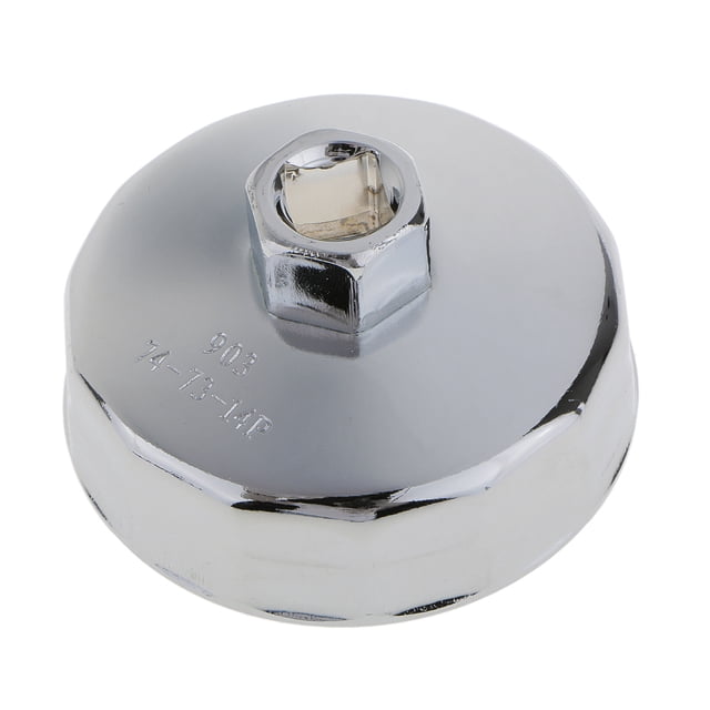 Llave para Quitar Del de Aceite Vaso Universal para Herramientas - 74 Mm kusrkot Llave de filtro de aceite