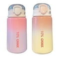 thumbnail image 5 of FNNMNNR 400ML Thermal Cup with Straw Lock Catch Stainless Steel Cute Winter Kids Children Hot Water Insulated Bottle for Cold Weather, 5 of 8