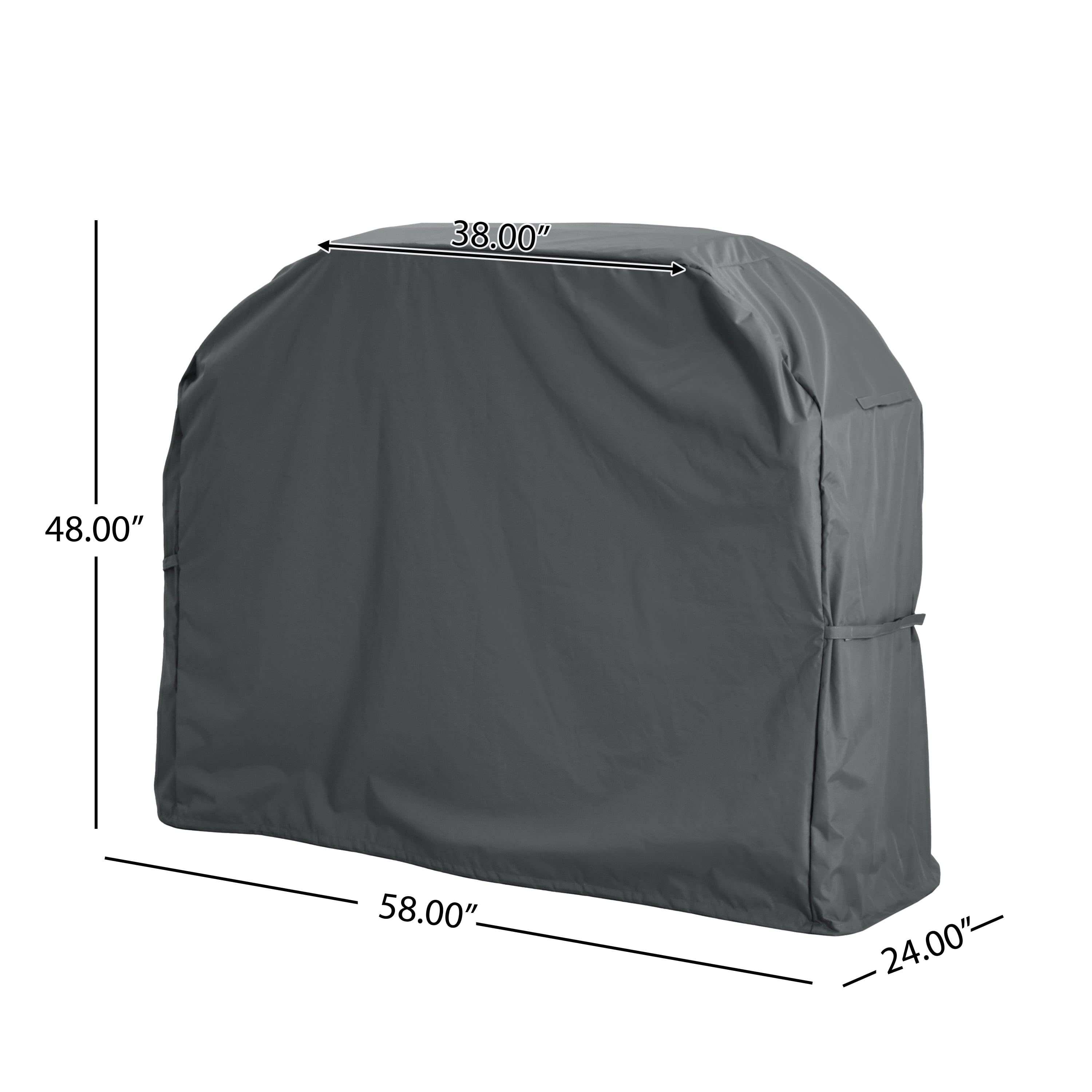 Outdoor BBQ Grill Protective Cover for Gas Grill Protection, Dark Gray