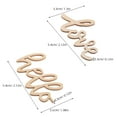 thumbnail image 2 of Supvox 40Pcs Rustic Wooden Hello and Love Ornaments for Valentine Day Tabletop Decoration, 2 of 6