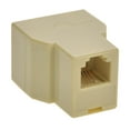 thumbnail image 2 of RJ11 1F/2F Modular Telephone T Adapter, Ivory, 2 of 4
