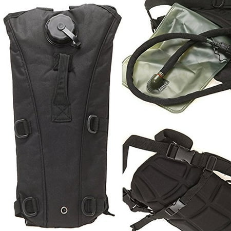 Best Hydration Pack Bladder in Black - HUGE 3 Liter Capacity for Hiking & (Best Tactical Backpack Reviews)