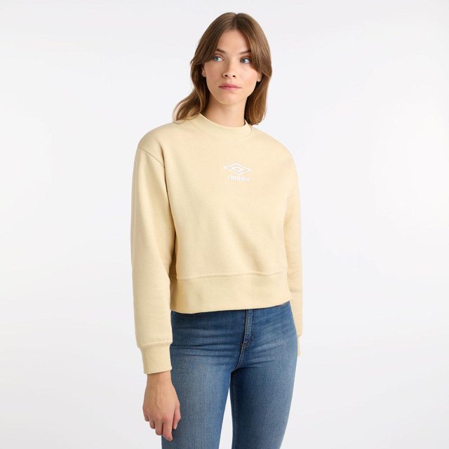 Umbro - Jersey Core para Mujer (Biscotti, Blanco)