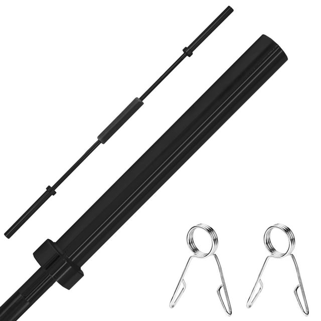 Barra Recta Olímpica 2.20 M C/Almohadilla Altera BERSERKER Para Discos de 2" Capacidad 1200Lbs Mas Buje Dorado