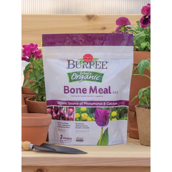 Burpee Organic Bone Meal Fertilizer, 3 lb.