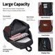 thumbnail image 4 of Disketp Brown Mochila Estampada de Gran Capacidad con Lonchera y Estuche, Set de 3 Piezas para Estudiantes, 4 of 7