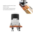 thumbnail image 4 of Compact Wood Palm Router Base, Wood Router Base Aluminum Alloy Compact  for Chamfering, 4 of 7