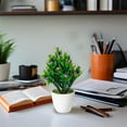 thumbnail image 4 of Clearance! Dmlowu Fake Plants No Fade Sturdy Artificial Plants Indoor Mini Greenery Potted Outdoor Faux Plants for Indoor Garden Office Table Room Home Decor, 4 of 7