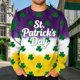 thumbnail image 2 of Camiseta de Cuello Tripulación para Hombres con Impresión Del Día de San Patricio, Manga Larga Superior sin Sombrero para el Uso Casual de Vacaciones, 2 of 9