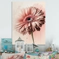 thumbnail image 2 of Designart Pink Gerbera Flowers II Canvas Wall Art, 2 of 5