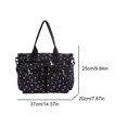 thumbnail image 2 of Hombro Diario Bolso Cuerpo Cruzado Elegante Mujeres Gran Capacidad Correa Ajustable Bordado Amor, 2 of 9