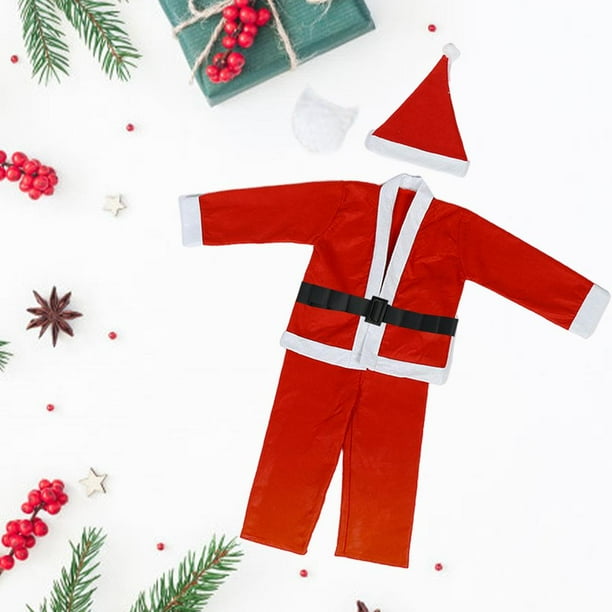 Disfraz De Papá Noel Para Hombre, Traje Navideño De Lujo Para Adulto