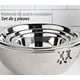 thumbnail image 4 of 5 Bowls Tazones Cuencos Ensaladera De Acero Inoxidable Para Mezclar De 5 Piezas De Diferentes Tamaños Modelo Plateado, 4 of 4
