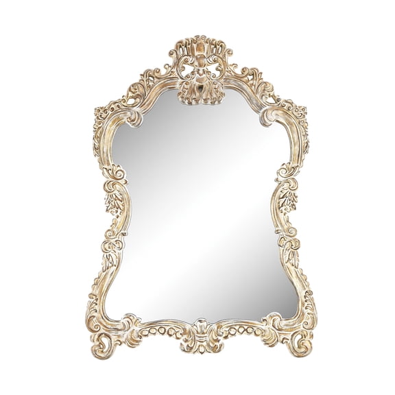 Sterling Regence Composite Frame Wall Mirror In Belgian Cream Finish 6100-024