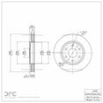 thumbnail image 2 of Front Dynamic Friction Company Disc Brake Rotor 600-67095 (1) For 2005-2019 Nissan Frontier, 2009-2012 Suzuki Equator, 2 of 2