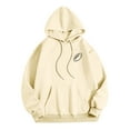 thumbnail image 3 of WEAIXIMIUNG Robe Sweat à Manches Courtes pour Femmes, Décontractée, Imprimé Graphique, Légère, Hoodie, Manches Longues, Pull de Football, Blouse, 3 of 4
