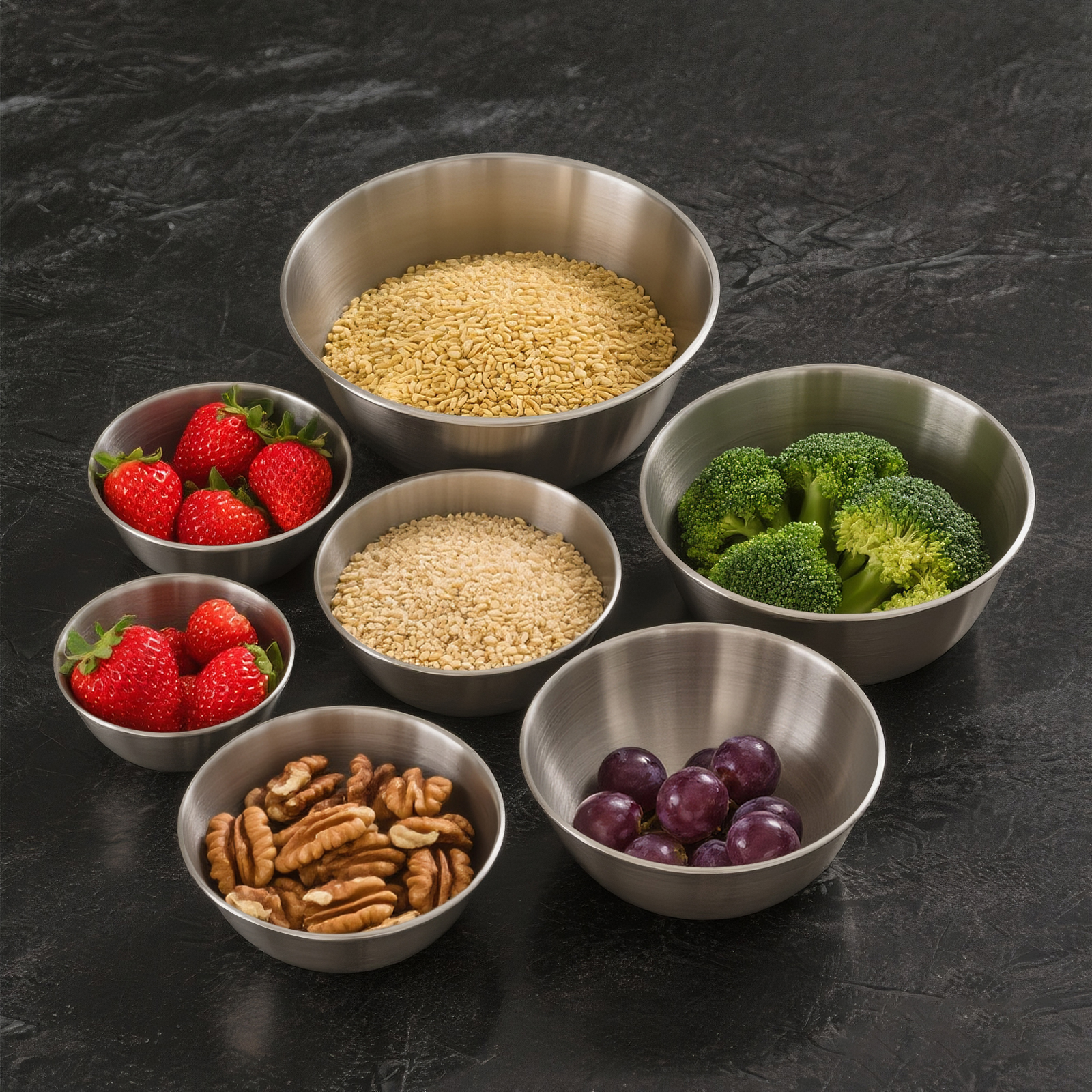 stusgo 7-Piece Stainless Steel Nesting Mixing Bowl Set photo 6