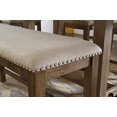 thumbnail image 2 of Ashley Furniture Moriville Upholstered Counter Dining Bench in Beige, 2 of 5