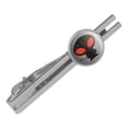 thumbnail image 1 of Aquaman Movie Black Manta Chibi Character Round Tie Bar Clip Clasp Tack Silver Color Plated, 1 of 6