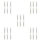 thumbnail image 1 of Eigraketly Muelles de voluta plateados de 6 uds, muelles de acero inoxidable duraderos y fáciles de usar para tijeras de podar universales, Type2 NO2, 1 of 6