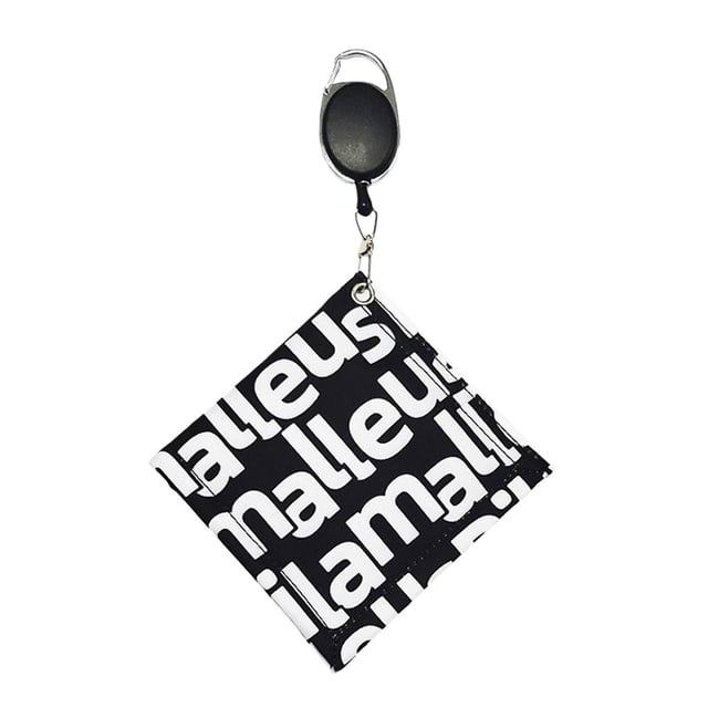 Paño de Limpieza Cuadrado para Pelotas de Golf de 4.7 ".7" Accesorios de Golf Tela Oxford Material Impermeable Superficie Toallitas Portátiles Li Negro Sunnimix limpiador de pelotas de golf