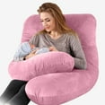 thumbnail image 4 of U-Shaped Maternity Pillow Cover - 51x28in Removable Washable Case for Pregnancy Pillows, Soft Comfortable Fabric, Easy to Remove & Machine Wash, Durable Material, Perfect for Expecting Mothers, D, 4 of 7