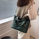 thumbnail image 4 of Bolso Bolsos Bandolera Moda Otoño Grandes Acolchados Algodón Totes Negro, 4 of 9