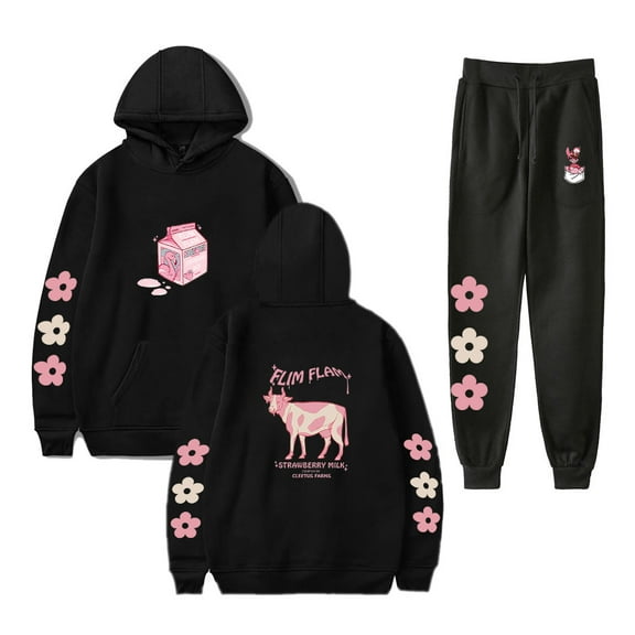 Flim Flam Flamingo Merch Hoodie Sweatshirt Two Sets Cool Women Men Pullover Jogger Pants Sets