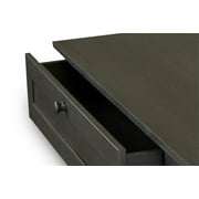 Baxton Studio Pocillo 3 Door Shoe Cabinet in Dark Brown