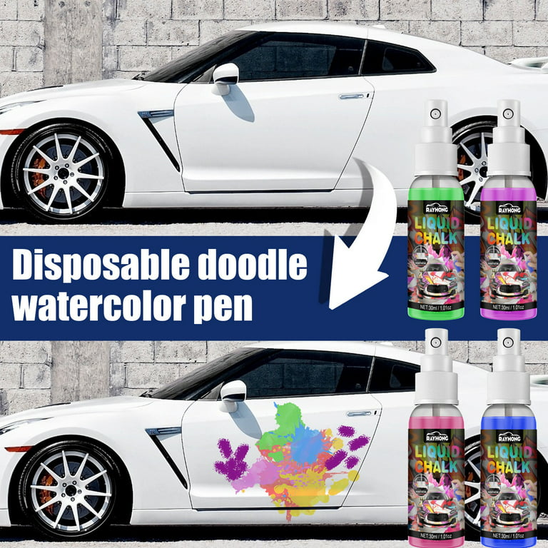Washable Colorful Car Tire Graffiti Paint Spray Tire Paint Non-Toxic Car  Decals 