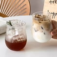 thumbnail image 5 of Tumbler Drinking Glass Cups, 12 Oz Crystal Wine Glasses Drinking Glassware, Bubble Cups for Iced Coffee, Juice, Beverage, Milk, Cocktails, Bubble Tea, 5 of 9