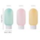 thumbnail image 3 of 3pcs Travel Bottles, 60ml Leak Proof Travel Size Containers Refillable Squeezable Travel Accessories For Toiletries, 3 of 5